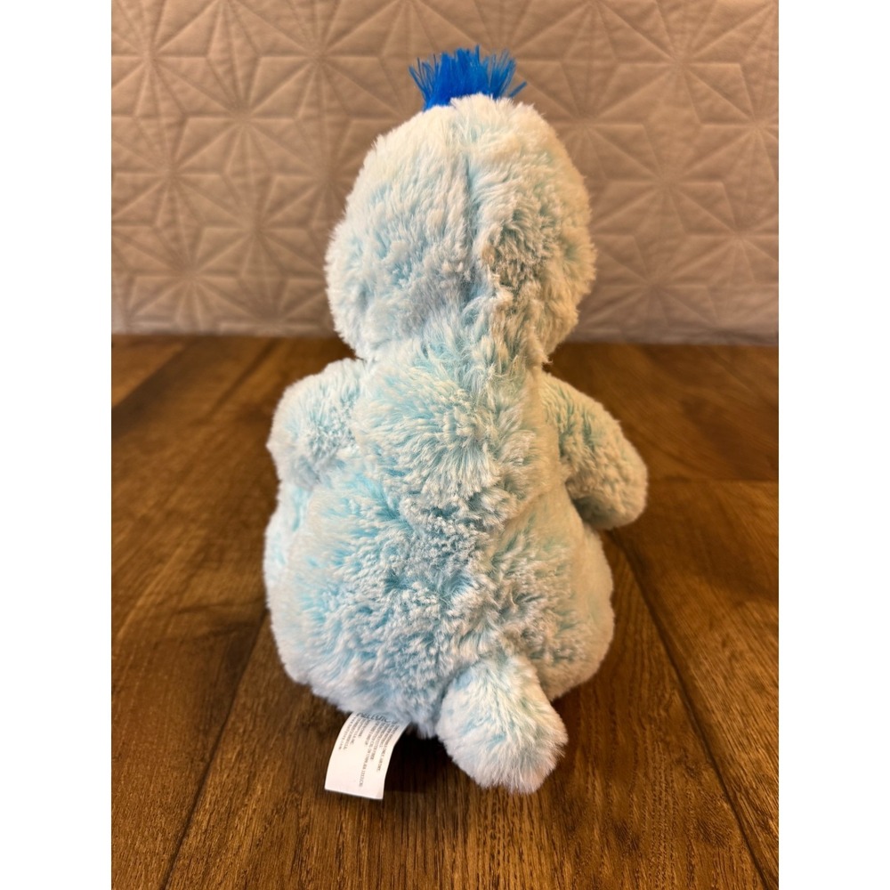 Kellytoy Plush Dinosaur Blue Ribbed Belly 2017 Stuffed Animal 10 Inch Dino Lovey - Picture 4 of 9